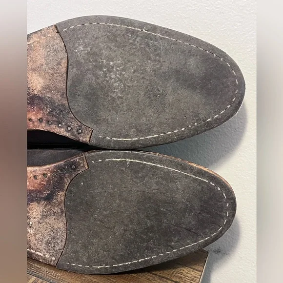 John Varvatos Monaco Chukka Grey Suede Boots Men’s size 9 - Picture 11 of 12